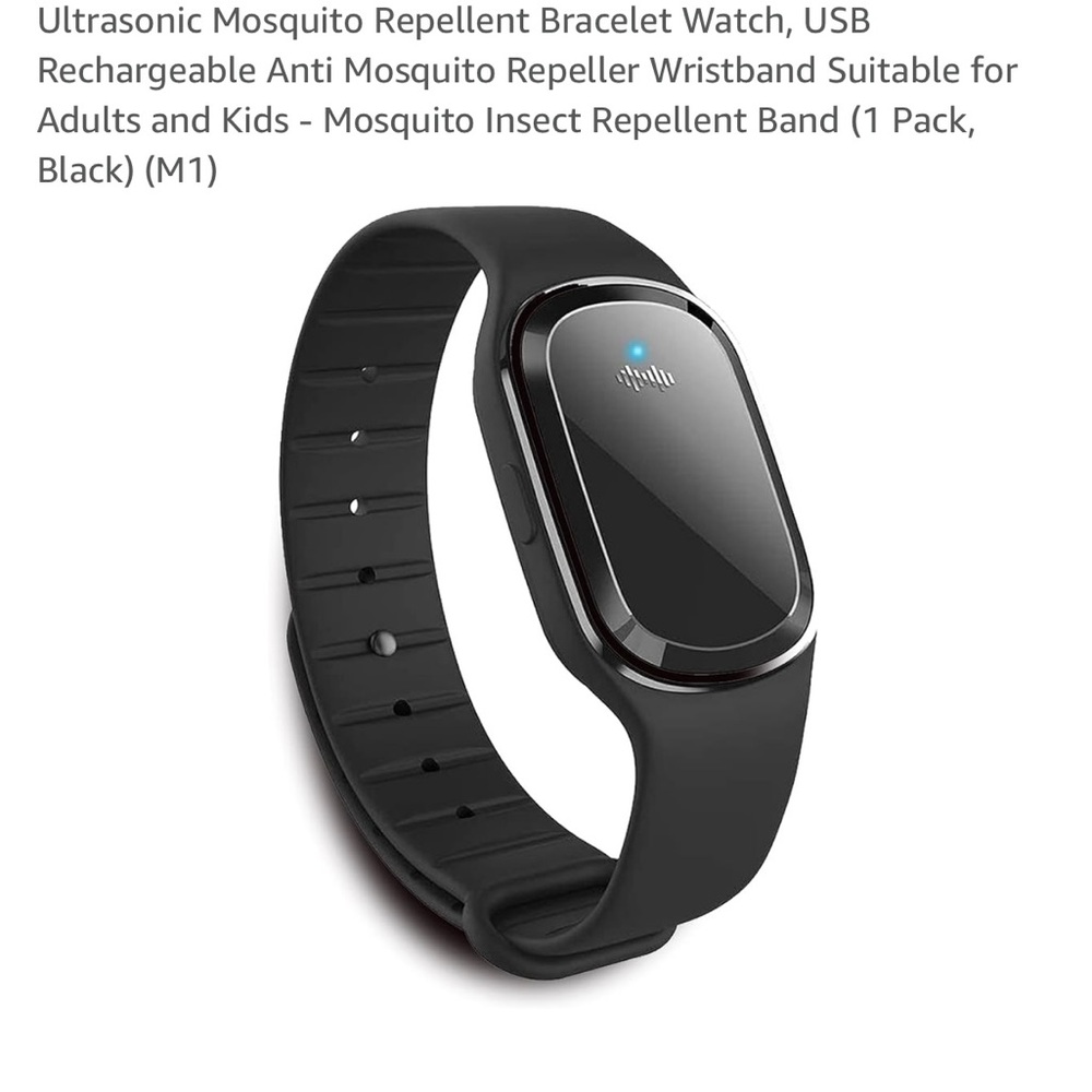Ultrasonic mosquito repellent bracelet